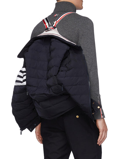 STRIPE SKI DOWN VEST