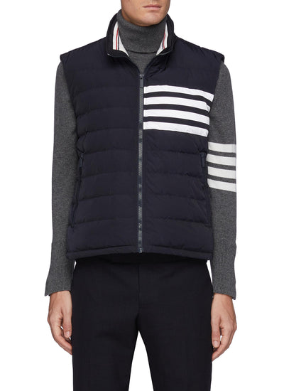 STRIPE SKI DOWN VEST