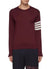 FOUR BAR STRIPE MERINO WOOL CREWNECK SWEATER