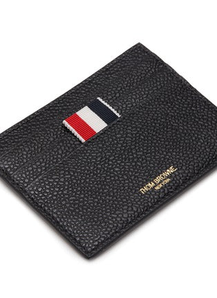 TRICOLOUR GROSGRAIN LEATHER CARDHOLDER