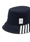 4-BAR DETAIL COTTON BUCKET HAT