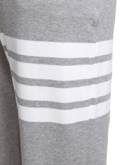 FOUR BAR STRIPE BRANDED PATCH SWEATPANTS