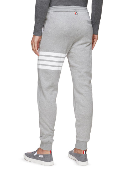 FOUR BAR STRIPE BRANDED PATCH SWEATPANTS