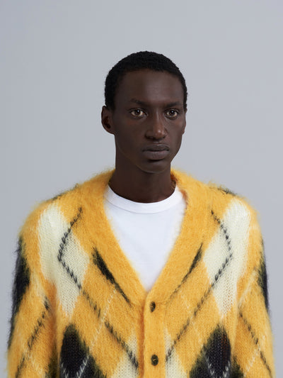 ICONIC MOHAIR ARGYLE CARDIGAN