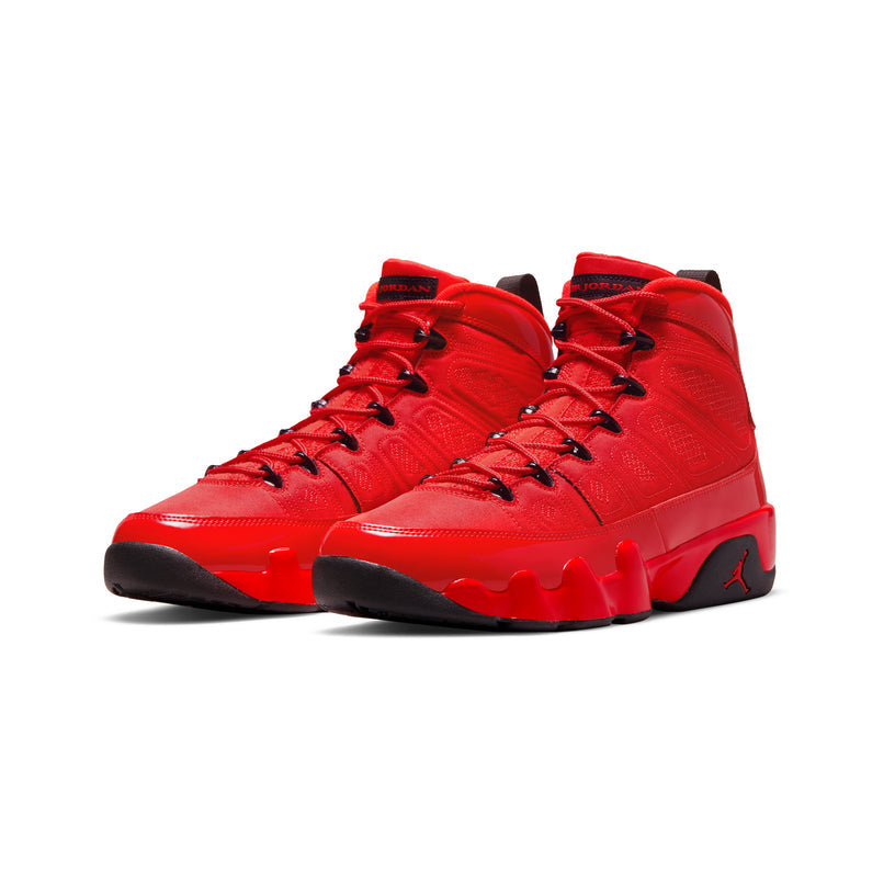 AIR JORDAN MENS 9 RETRO CHILE RED SHOES