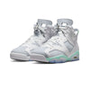 AIR JORDAN WOMENS 6 RETRO MINT FOAM SHOES