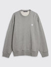  FACE SWEATSHIRT LIGHT GREY MELANGE