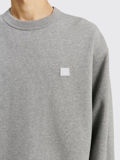  FACE SWEATSHIRT LIGHT GREY MELANGE