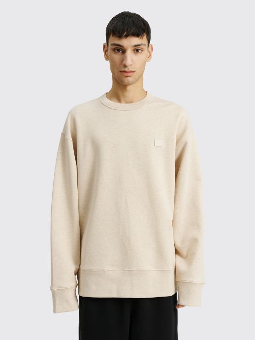 FACE SWEATSHIRT OATMEAL MELANGE