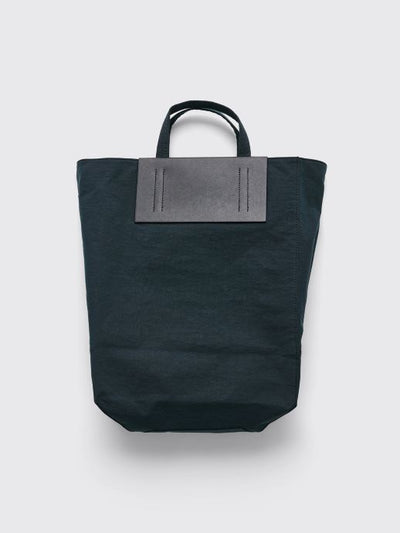 PAPERY NYLON TOTE BAG BLACK