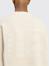 CREW NECK SWEATSHIRT X-RAY OATMEAL