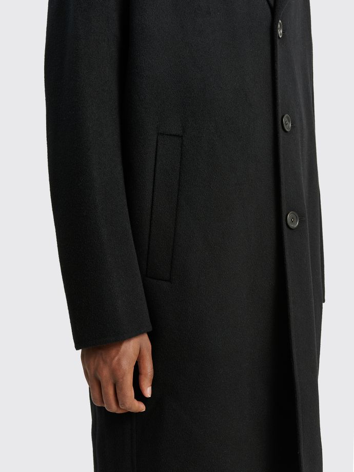 WOOL COAT BLACK