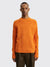 BRUSHED WOOL SWEATER MANDARIN ORANGE