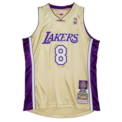 Authentic HOF #8 Kobe Bryant Los Angeles Lakers 1996-2016 Jersey