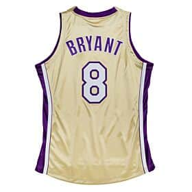 Authentic HOF #8 Kobe Bryant Los Angeles Lakers 1996-2016 Jersey