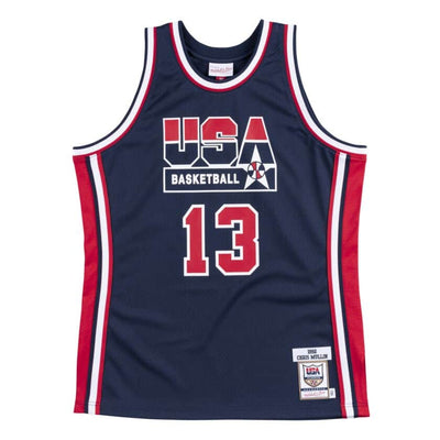 Authentic Jersey Team USA 1992 Chris Mullin