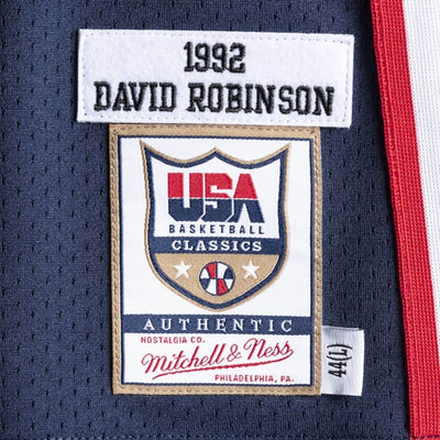 Authentic Jersey Team USA 1992 David Robinson