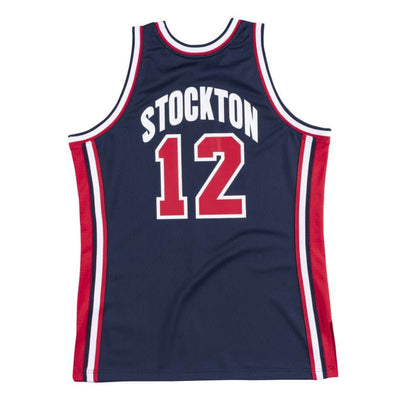 Authentic Jersey Team USA 1992 John Stockton