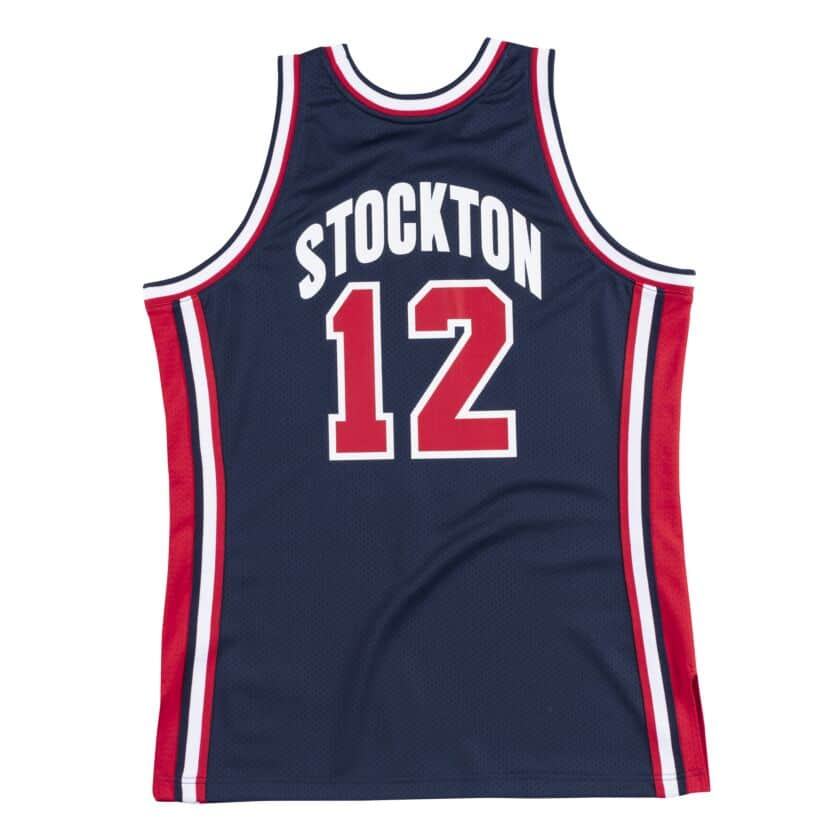 Authentic Jersey Team USA 1992 John Stockton