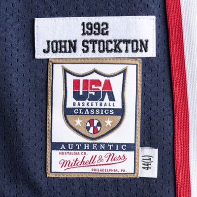 Authentic Jersey Team USA 1992 John Stockton