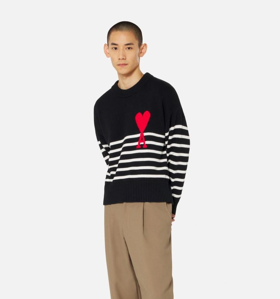 Ami De Coeur Striped Sweater