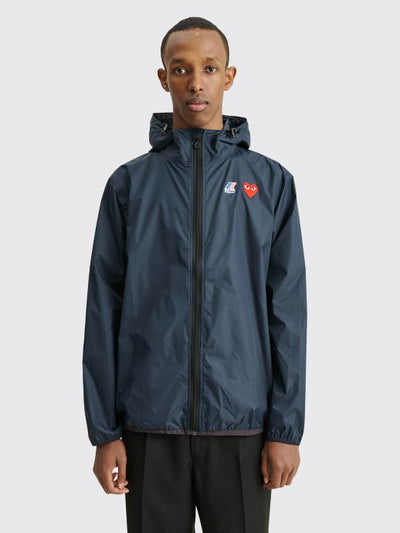 COMME DES GARÇONS PLAY X K-WAY CLAUDE JACKET NAVY