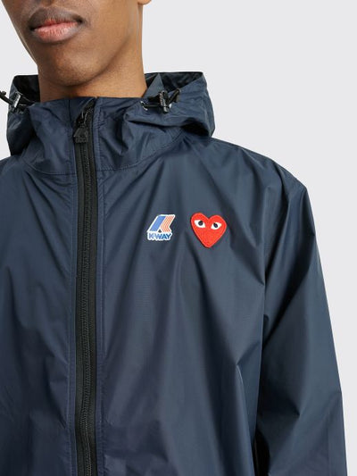 COMME DES GARÇONS PLAY X K-WAY CLAUDE JACKET NAVY