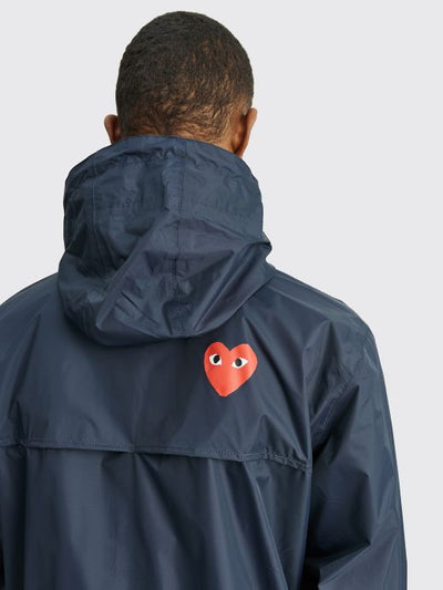 COMME DES GARÇONS PLAY X K-WAY CLAUDE JACKET NAVY