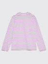 MINI HEART LS T-SHIRT LILAC STRIPE