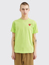 SMALL HEART T-SHIRT GREEN