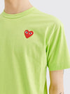 SMALL HEART T-SHIRT GREEN