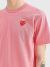 SMALL HEART T-SHIRT PINK