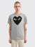 BIG HEART T-SHIRT GREY