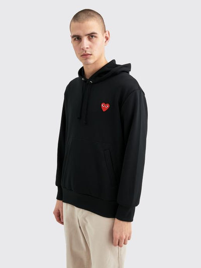 HEART HOODED SWEATSHIRT