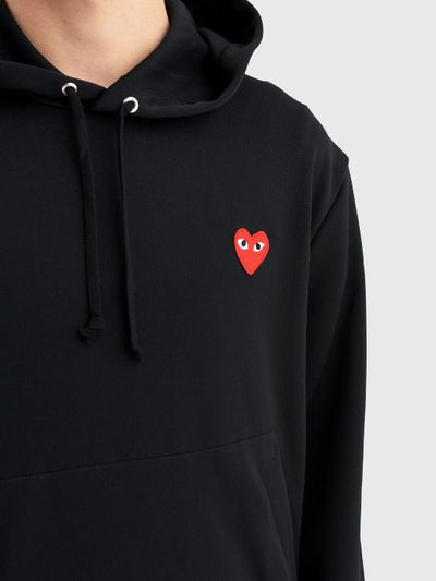 HEART HOODED SWEATSHIRT