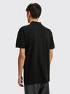 SMALL HEART POLO T-SHIRT BLACK / BLACK