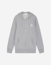 CHILLAX FOX PATCH ZIPPED HOODIE