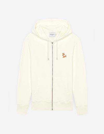 CHILLAX FOX PATCH ZIPPED HOODIE